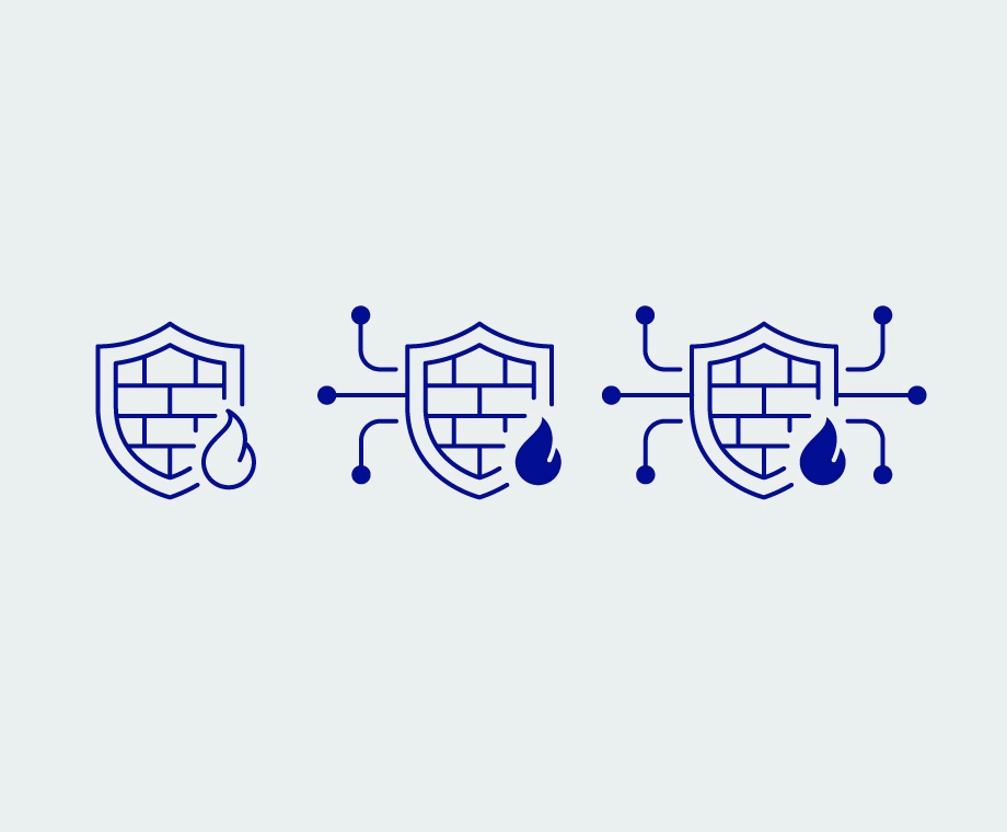 Vocus managed firewall series icons