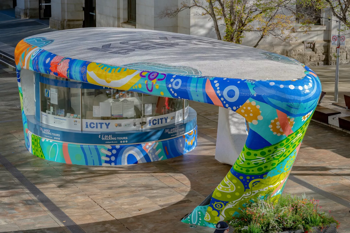iCity Kiosk in Murray Street Mall