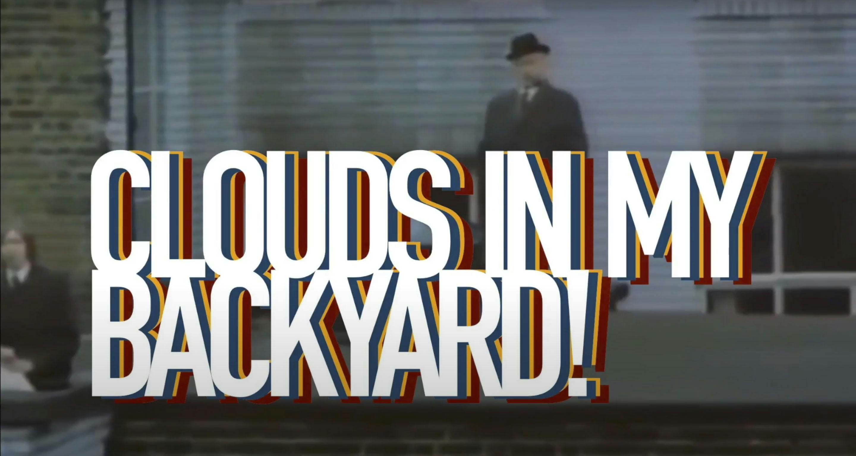 Clouds in my backyard!