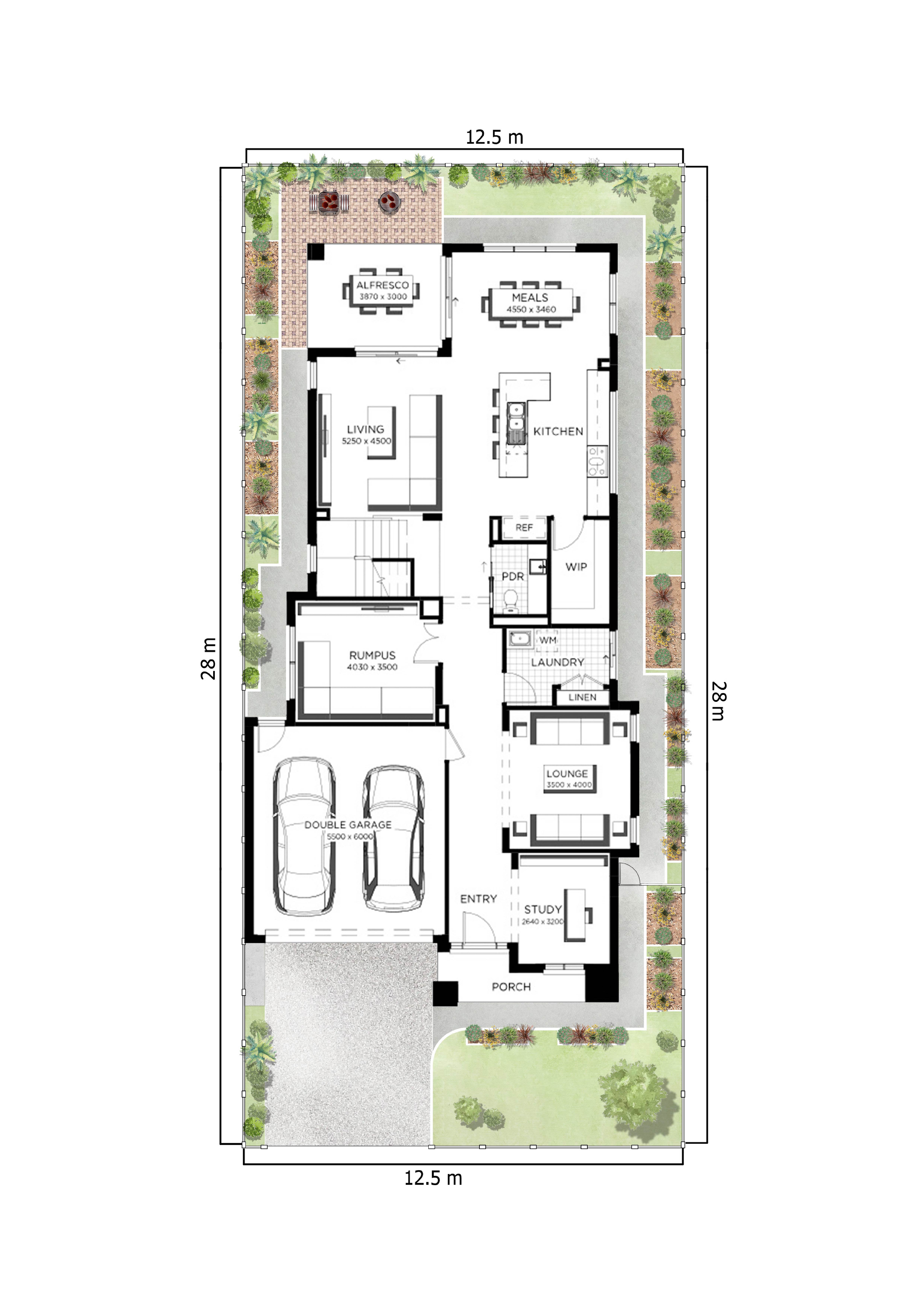 Granada Grand Living Deluxe 42  (28.2) floor plan