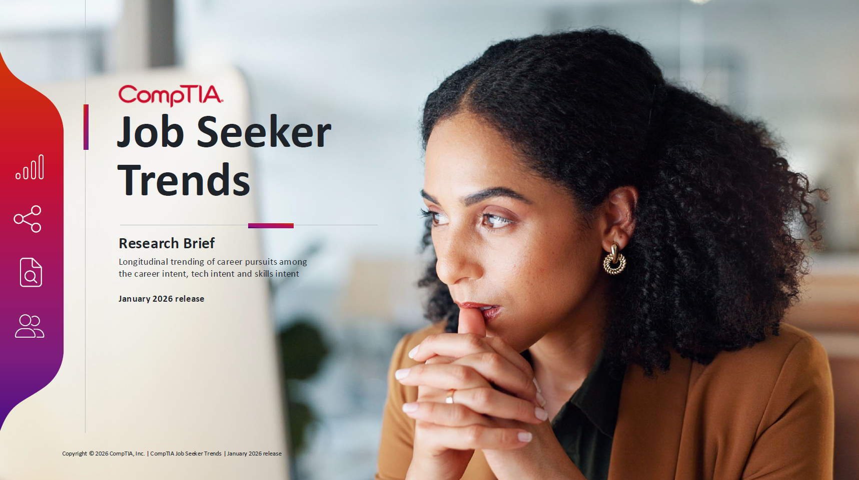 The PDF cover page of the Job Seeker Trends 2026. 