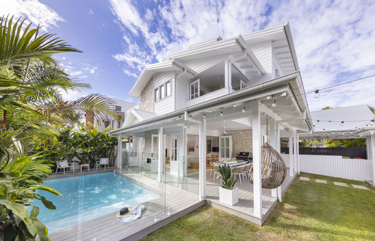 back on house located at Burliegh Heads 