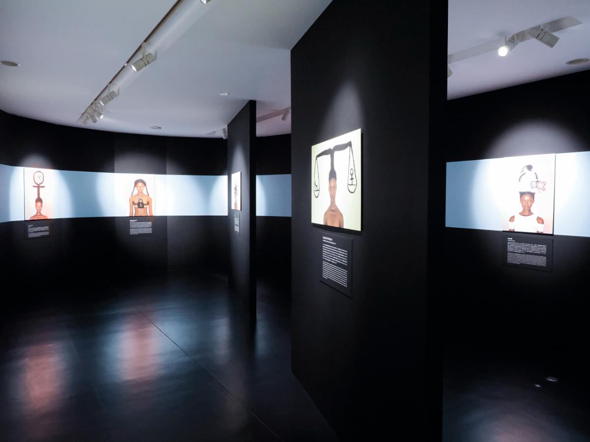 レティシア・キー2階展示風景。