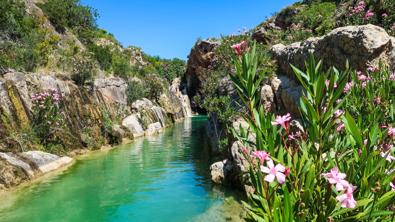 Bolbaite natural pool (Valencia)