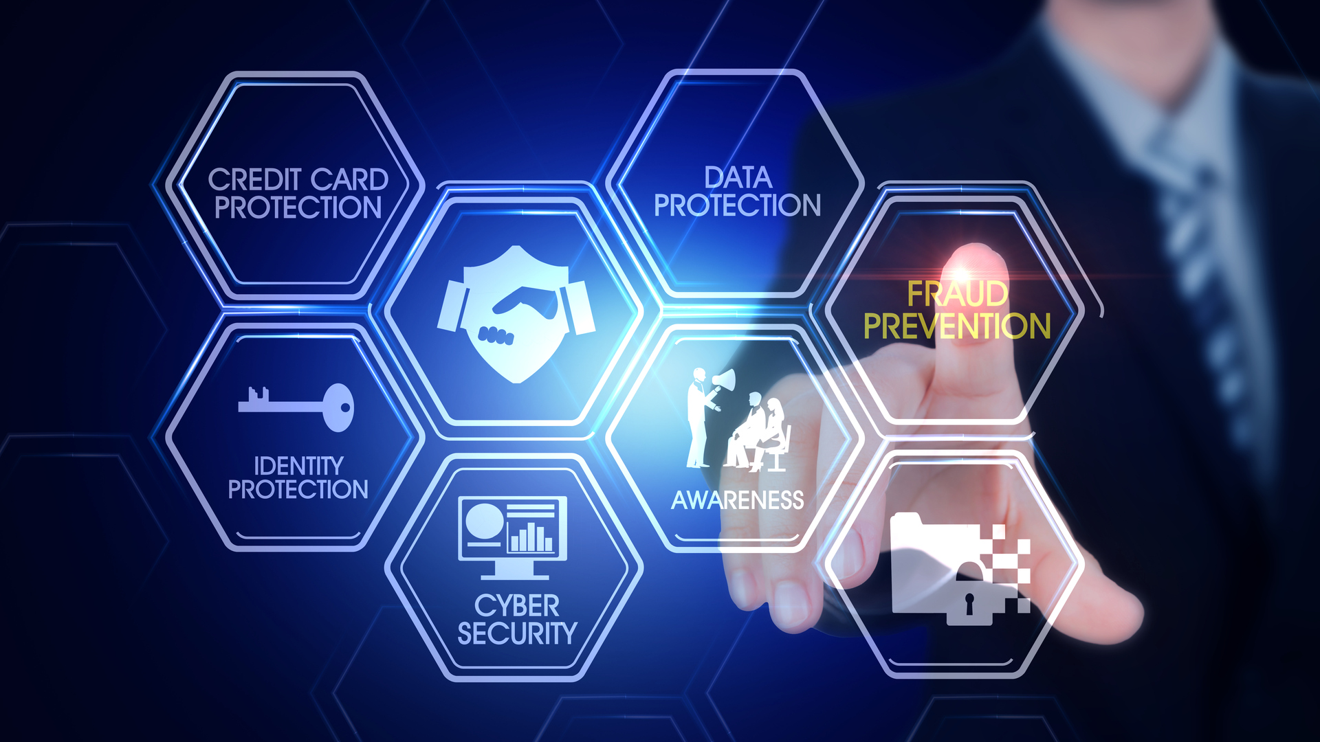 FRAUD PREVENTION Hexagonal Touch Screen Concept