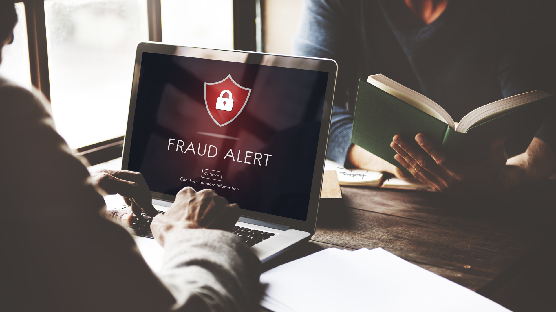 Fraud Alert Caution Defend Guard Notify Protect Concept