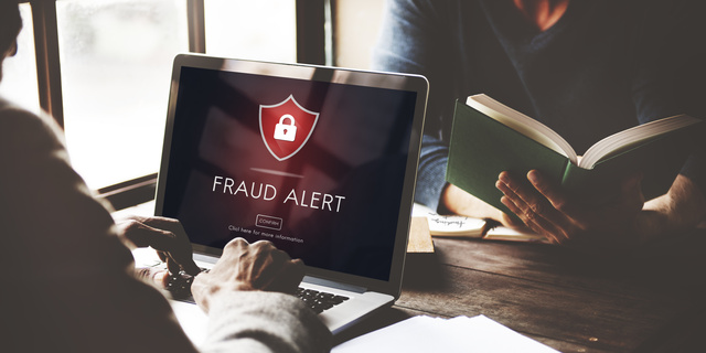 Fraud Alert Caution Defend Guard Notify Protect Concept