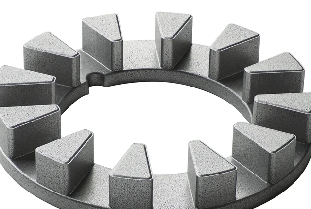 Stator components for electric water pump motors