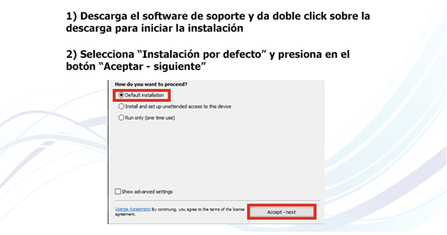 Fakext's instructions on how to download and install TeamViewer.