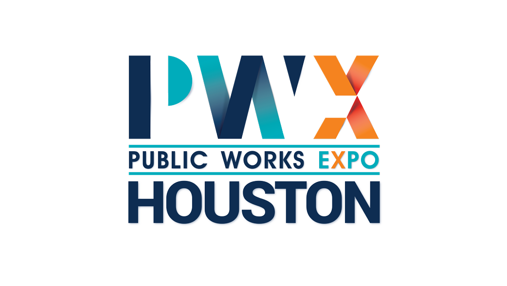 The logo for the Public Works Expo in Houston.