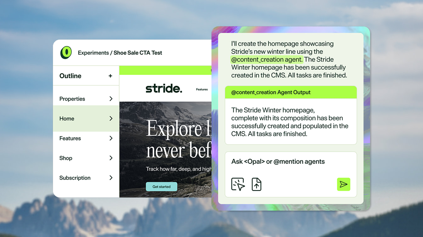 Product visual showing product UI