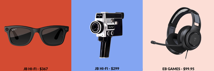 Items from JB Hi-Fi and EB Games