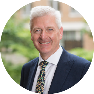 Headshot of David Lomas is displayed on a pink background with the text: &ldquo;Genetic testing and diagnosis of AATD-associated liver disease.&rdquo;