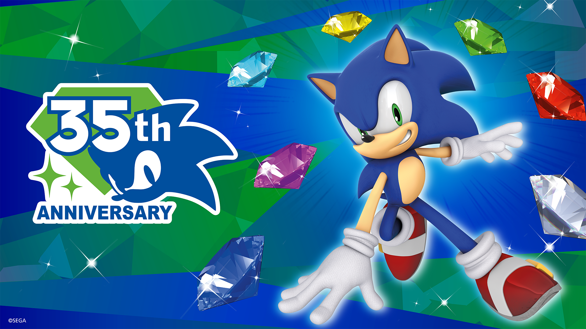 Sonic the Hedgehog 35th Anniversary Poster