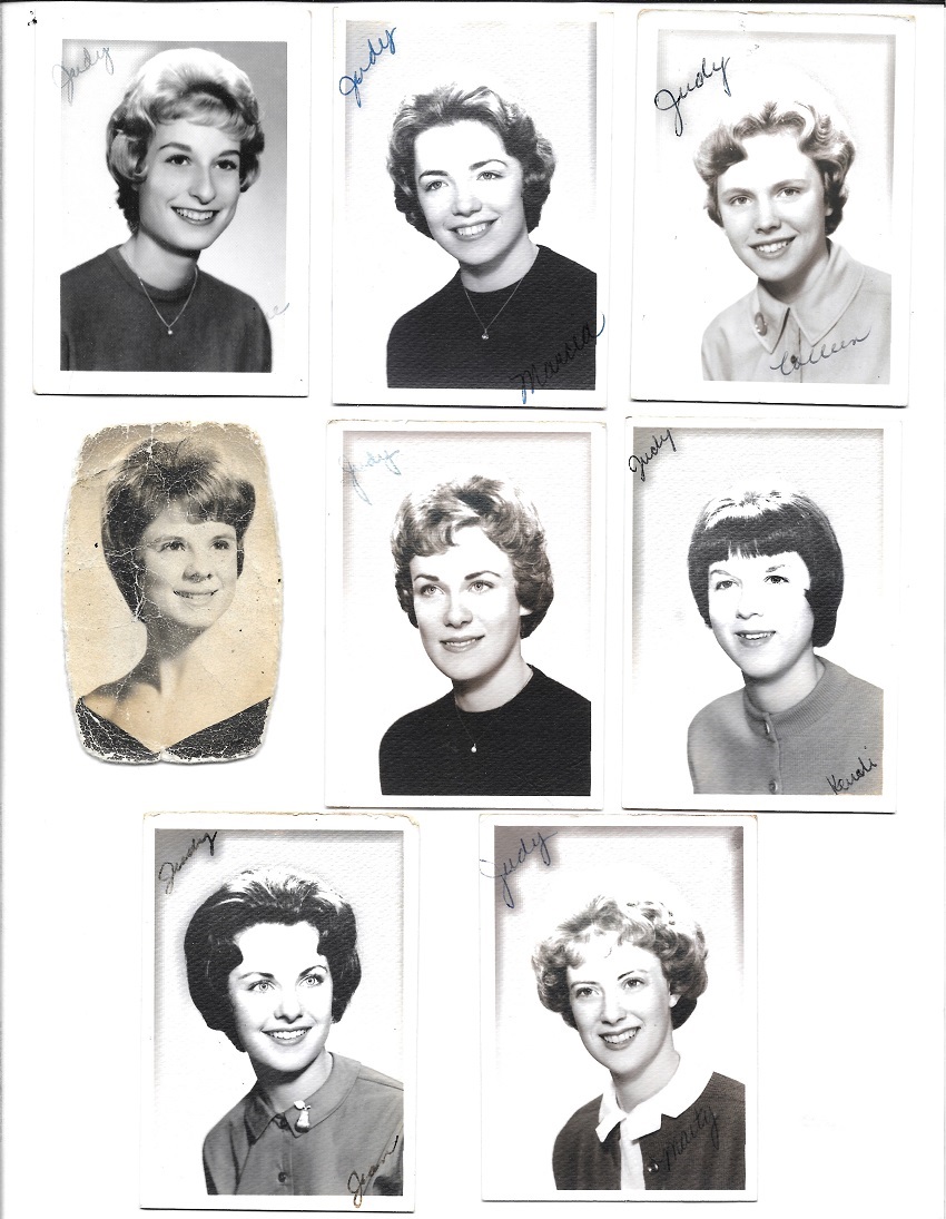 Older photos of all eight women