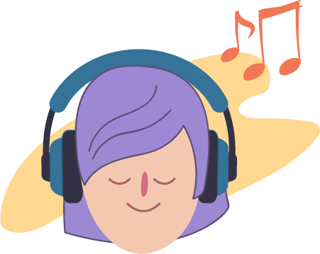 Listening to your favourite music