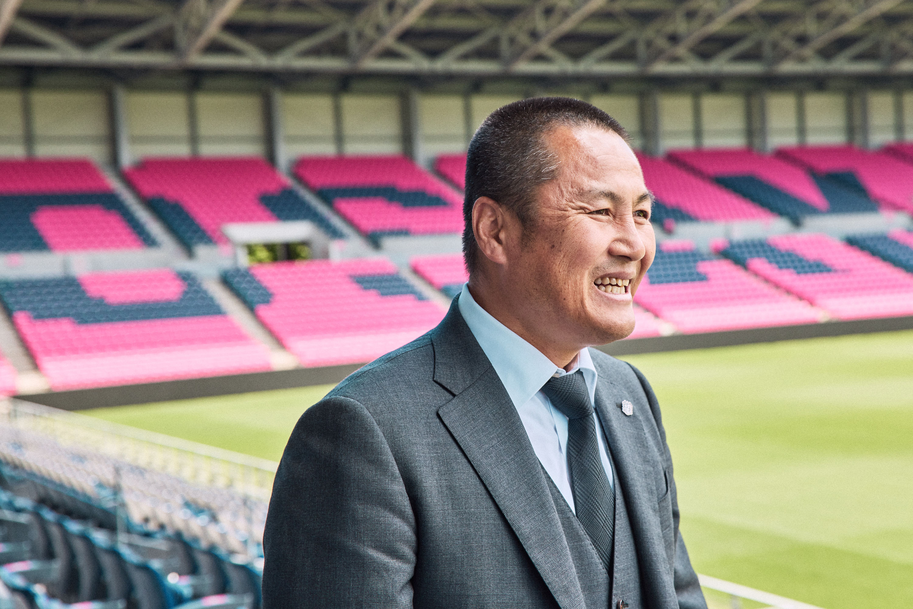 President Morishima of Cerezo Osaka.