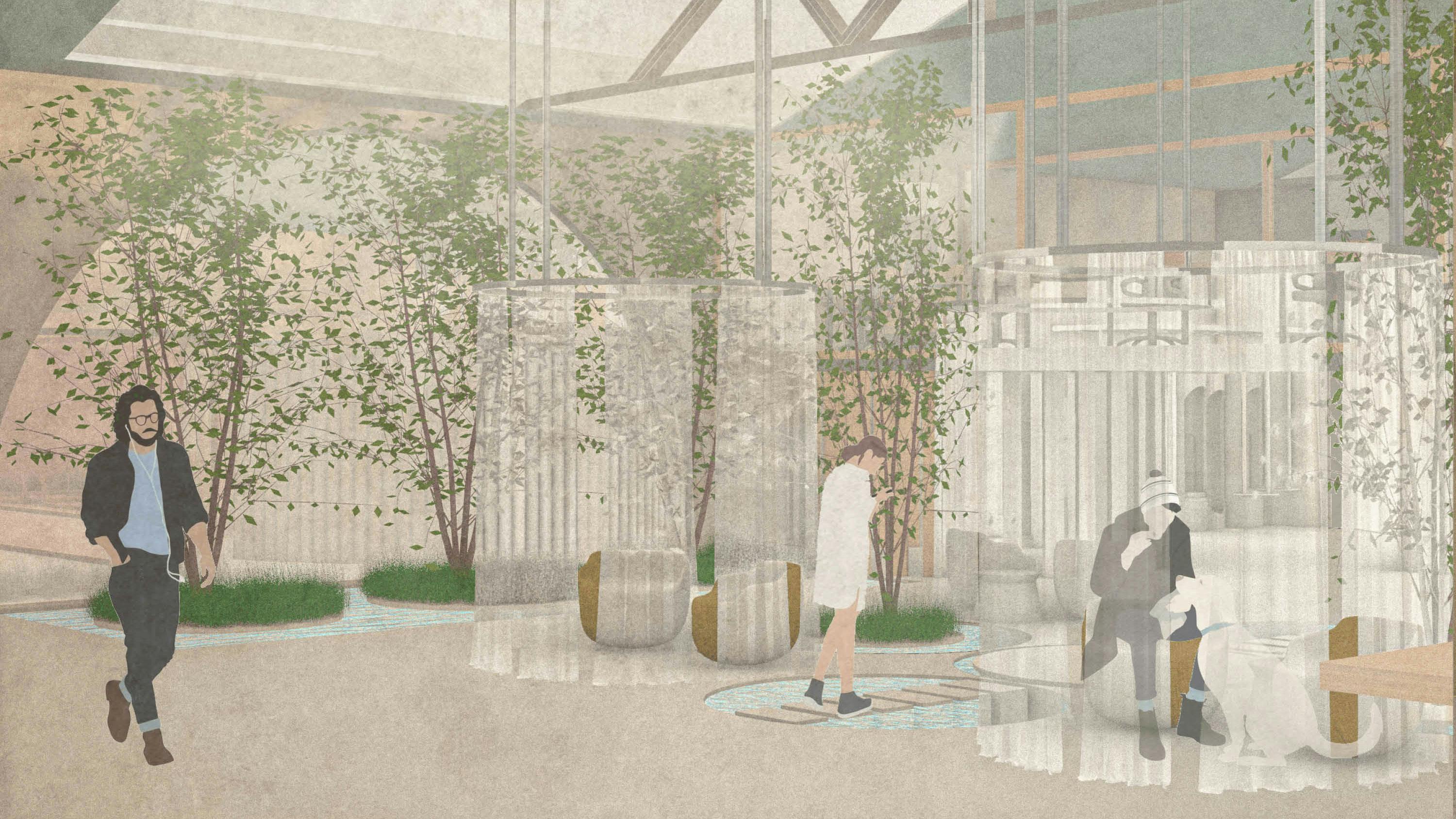 Drawn to nature: Garden in the midst of concrete jungle