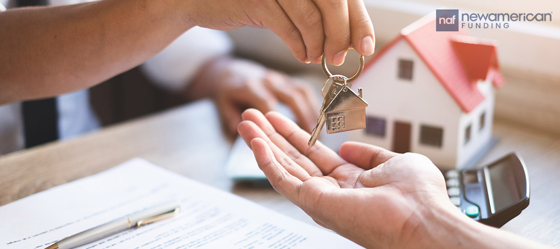 handing over house keys