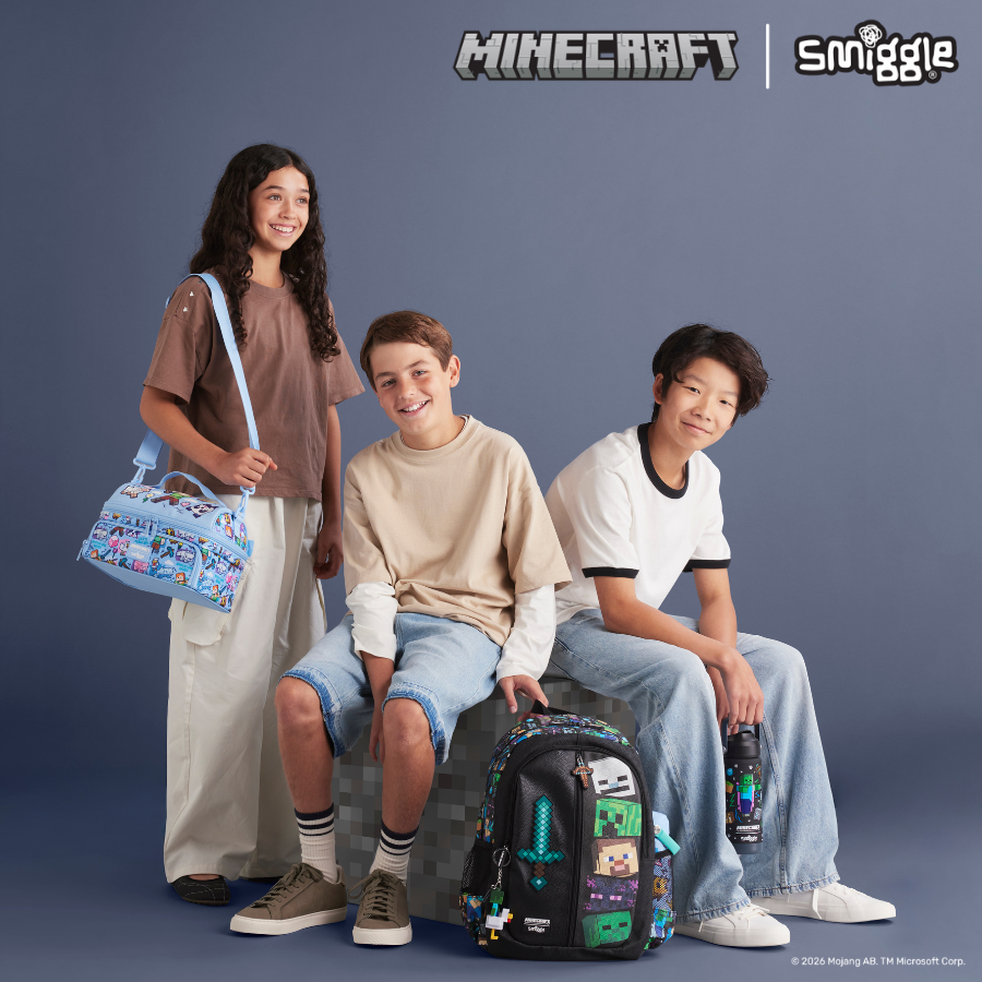 Smiggle's Newest Minecraft Collection