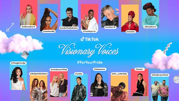 TikTok Visionary Voices Pride Month 2024