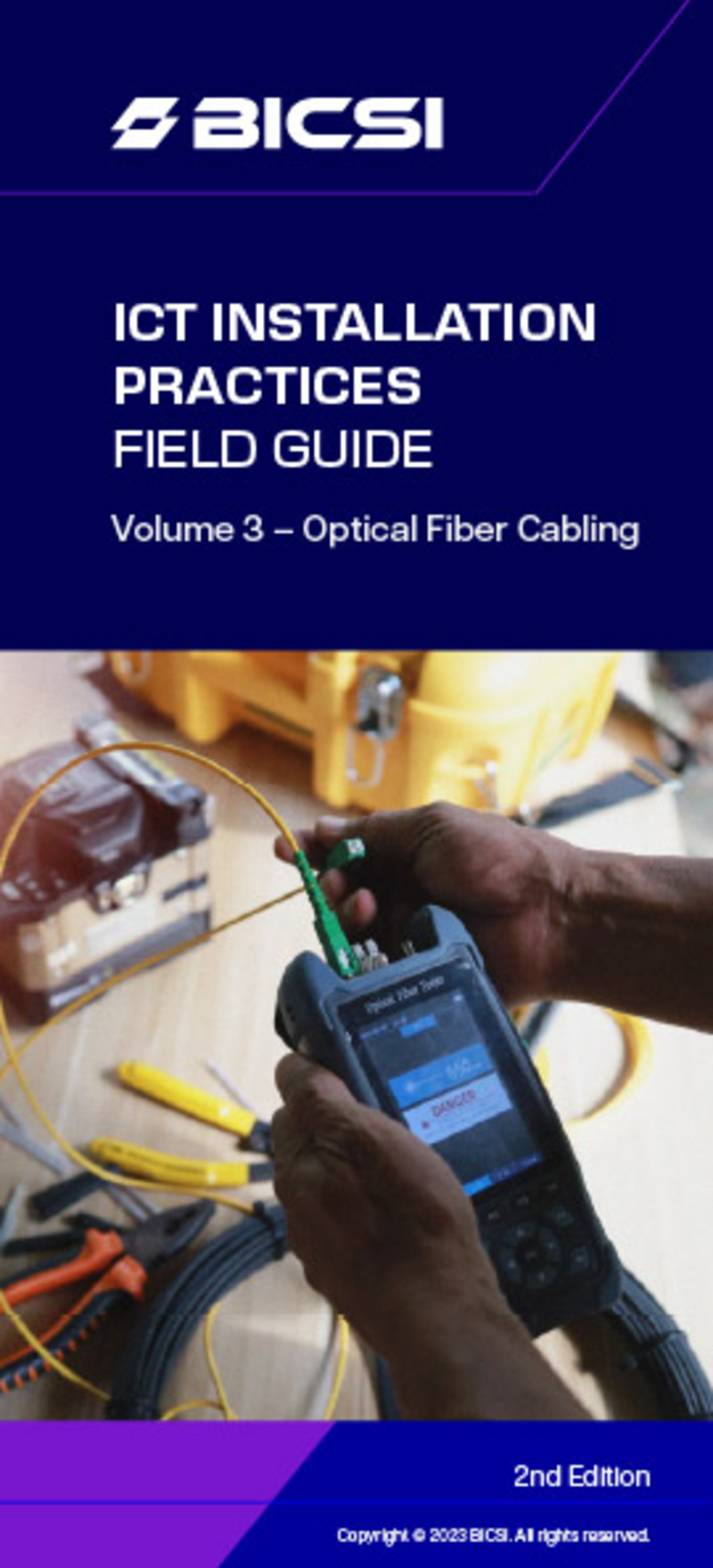 cover image of ICT Installation practices field guide - volume 3 optical fiber cabling