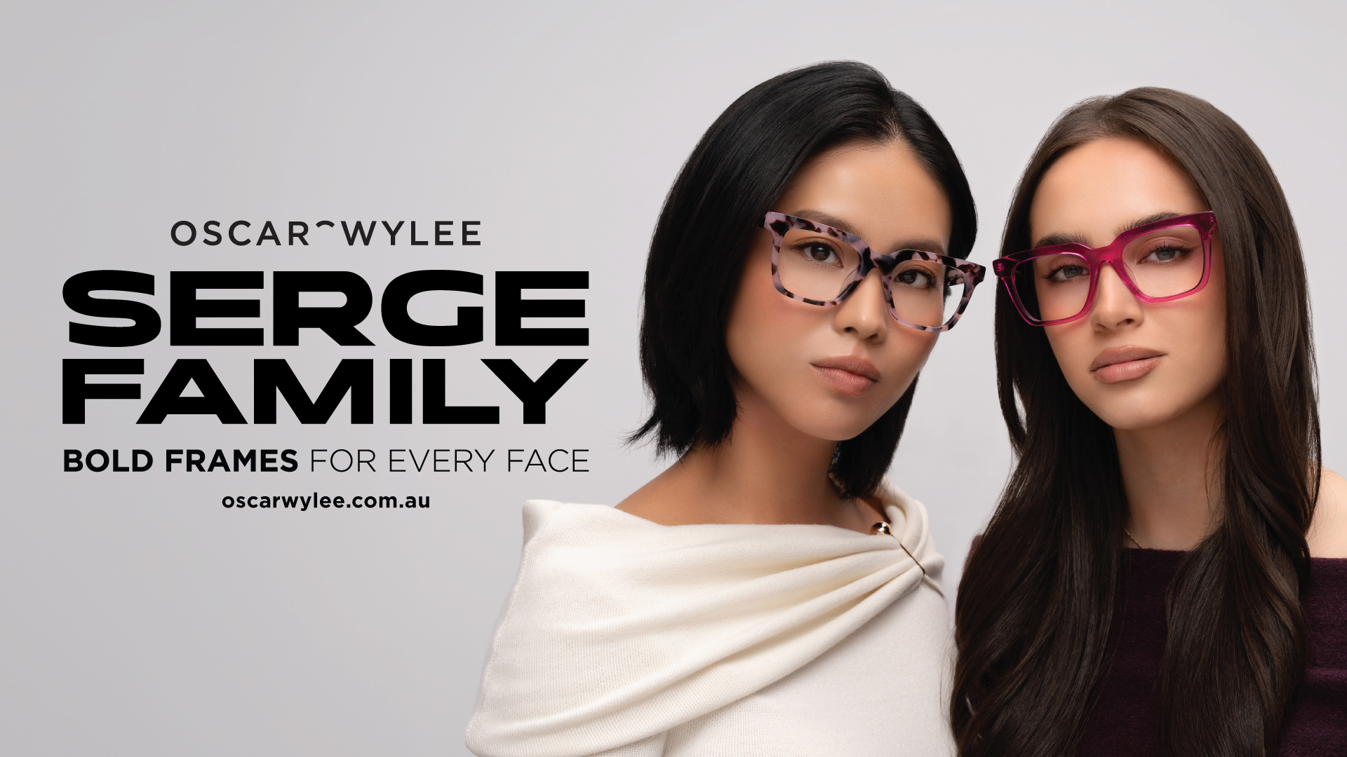 An image of two women wearing Serge glasses.