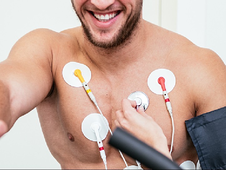 It's possible that initially relying on simpler, less-expensive evaluations, such as an exercise stress test, could be useful for evaluating CAD patients.