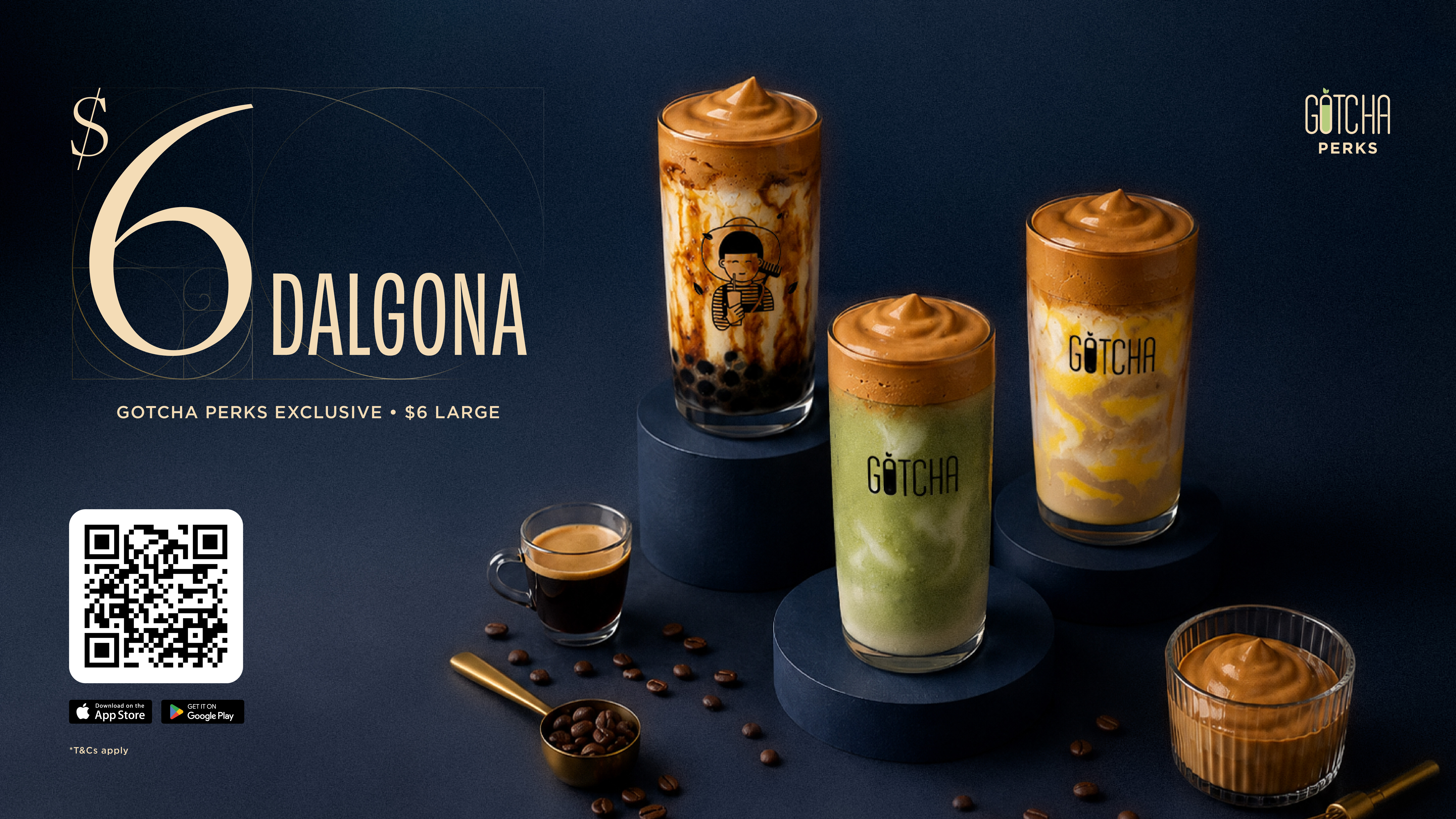 Gotcha Perks $6 Large Dalgona Series