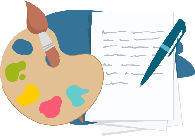 Express your feelings through writing or art
