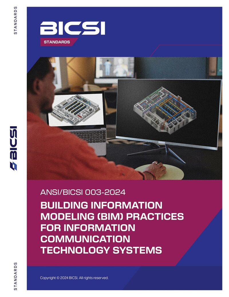 Cover image of ANSI/BICSI 003-2024 Standard