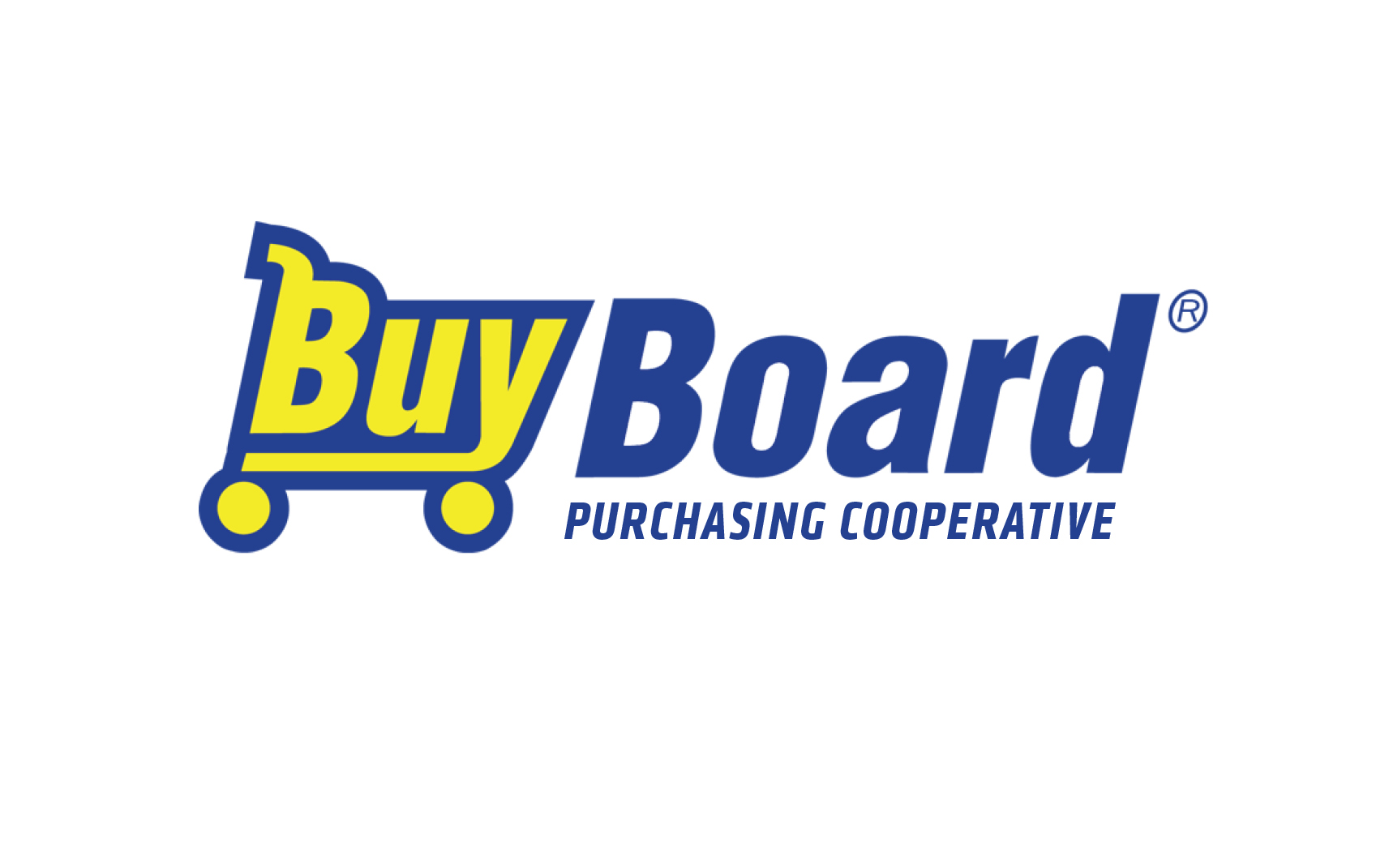 Blue and yellow Buy Board logo.