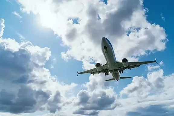 plane flying