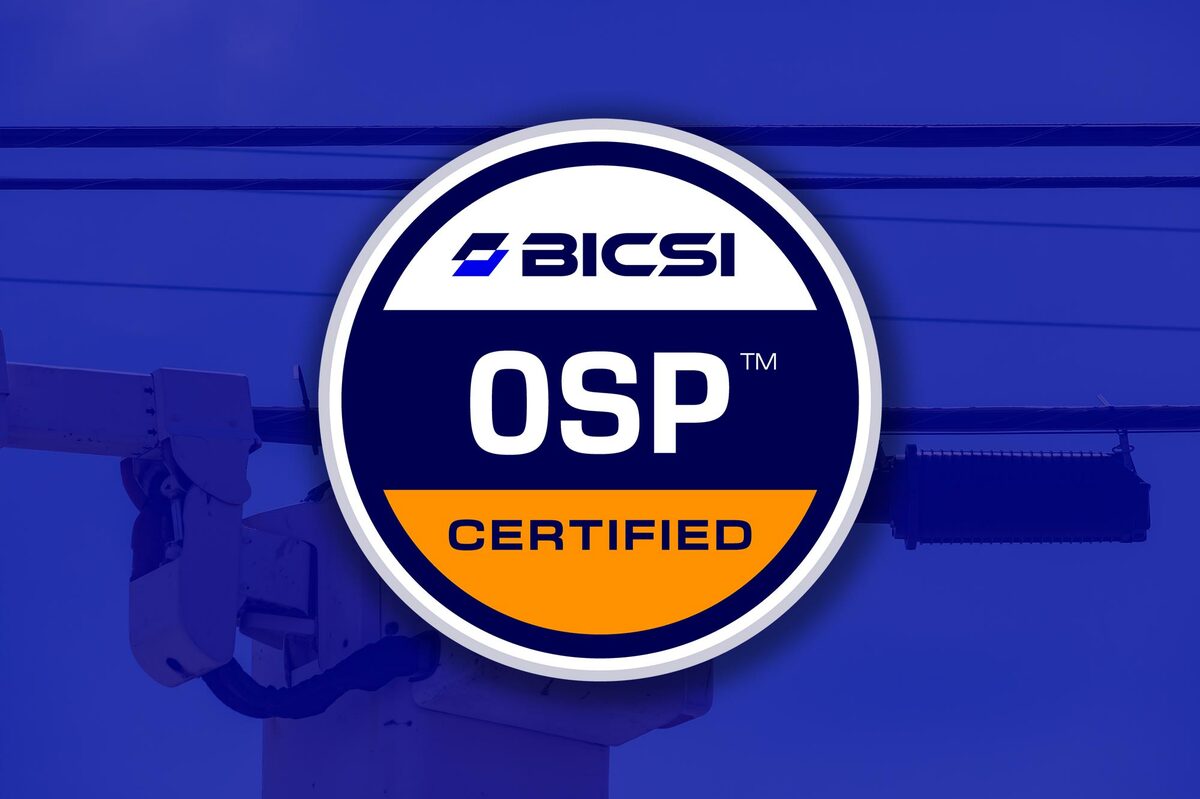 BICSI OSP credential badge