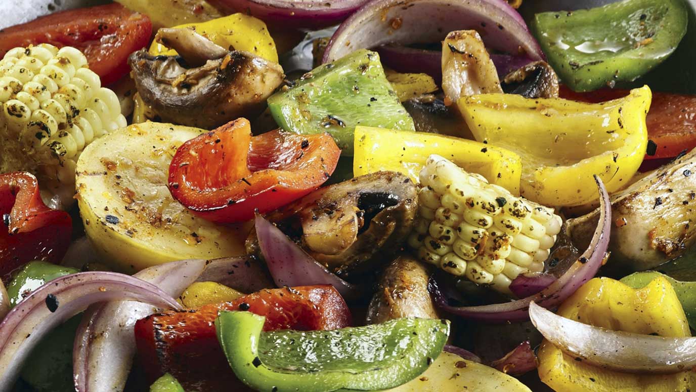 Smoked Vegetables With Montreal Chicken Seasoning