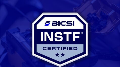 BICSI Installer 2, Optical Fiber credential badge 
