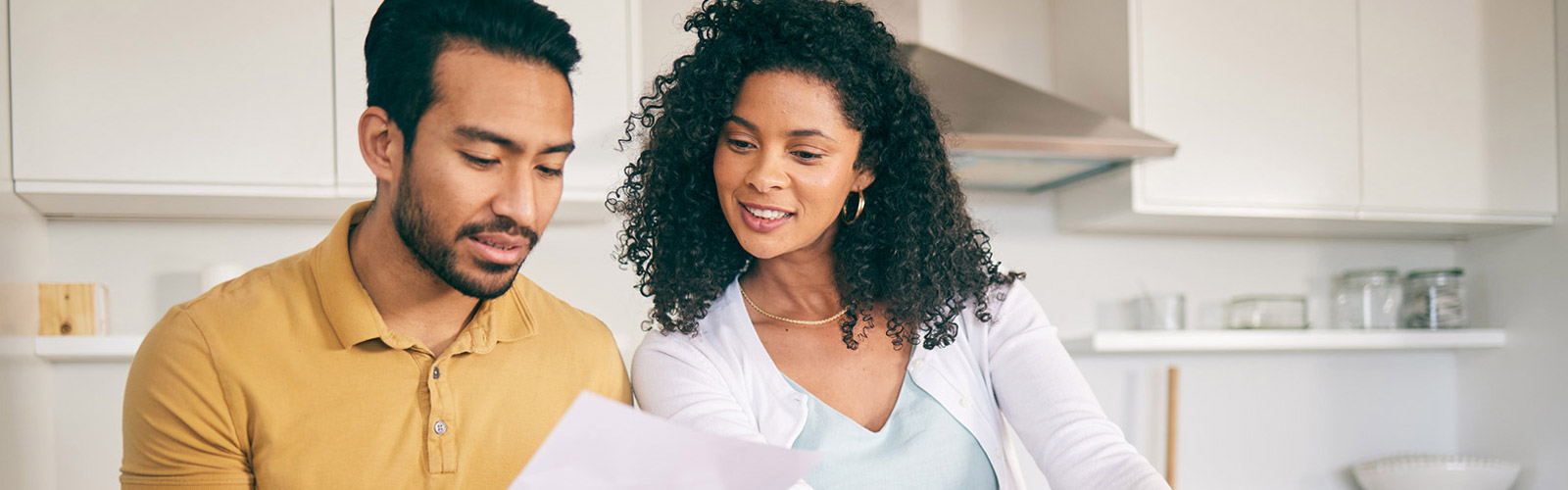 couple going over paperwork