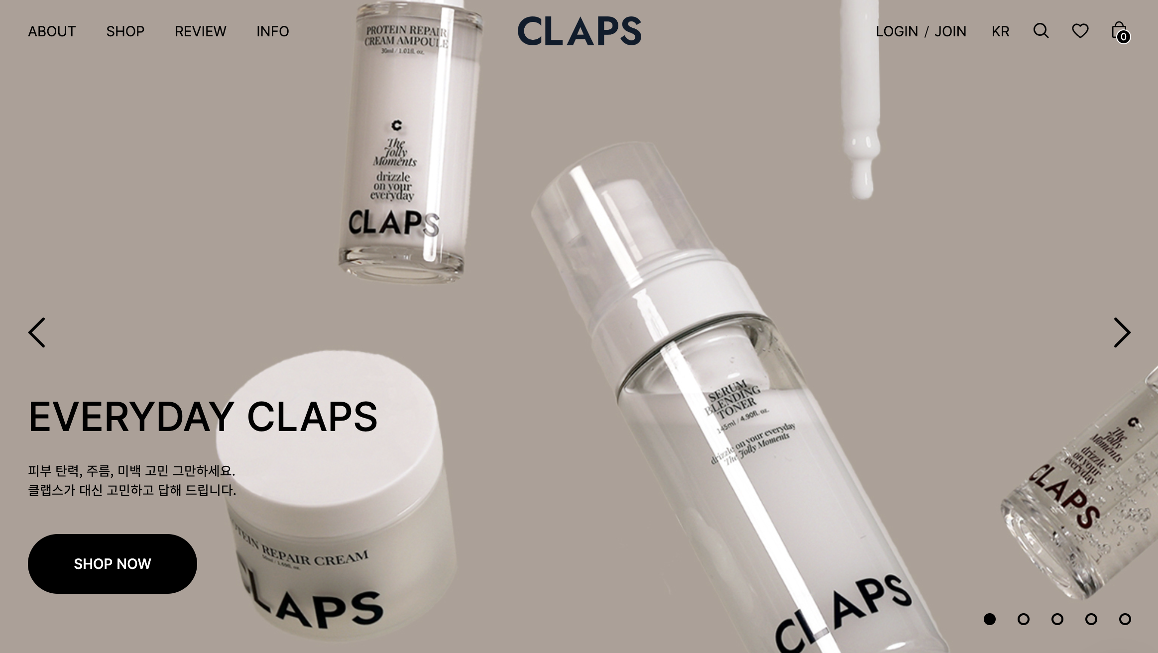 韓国発ヴィーガンコスメブランドCLAPS商品ライン