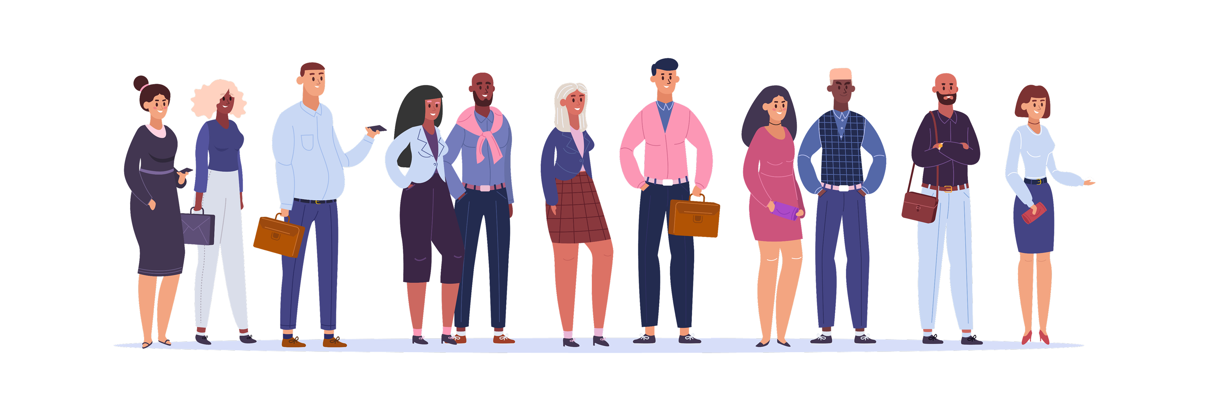 illustration of business people