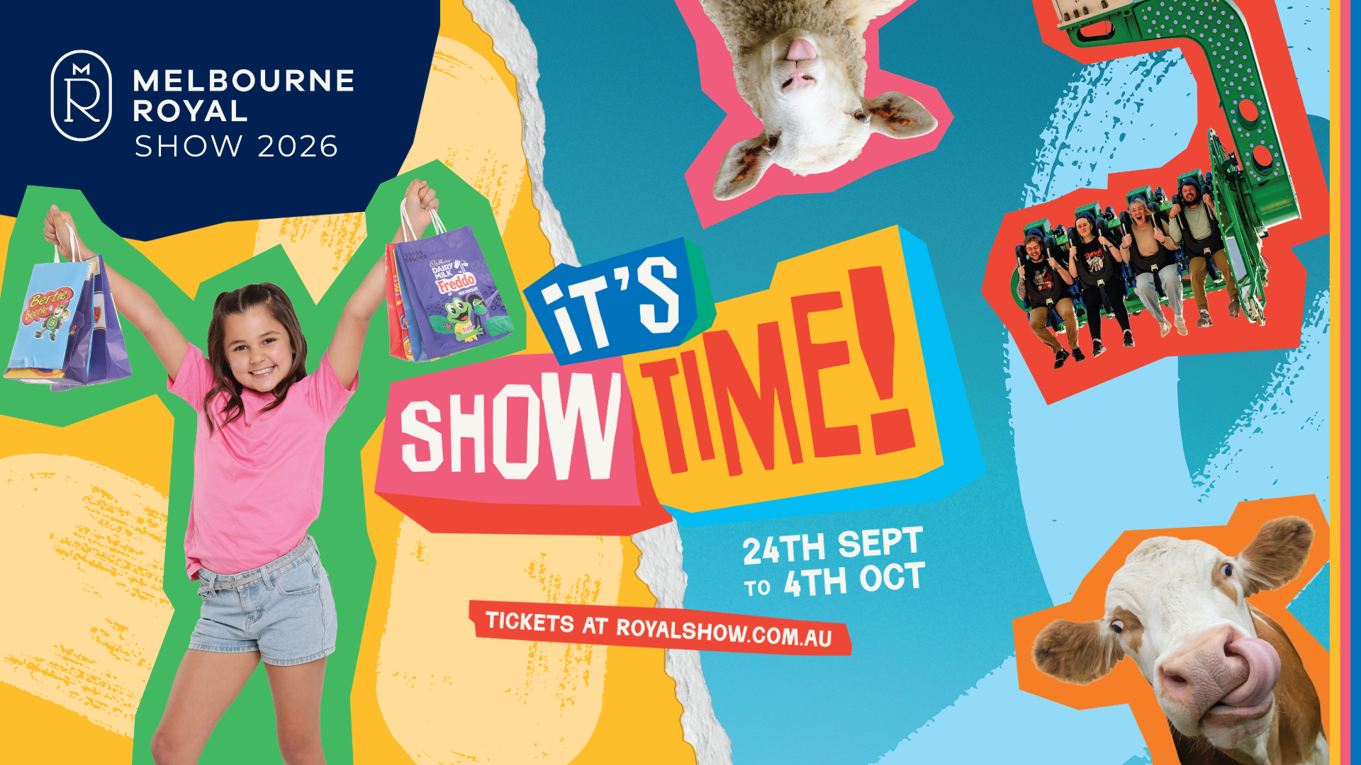 royal Melbourne show imagery its show time