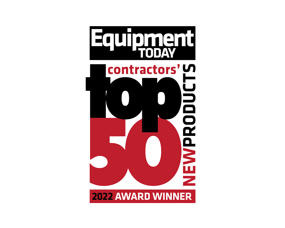 The Equipment Today magazine Contractors’ Top 50 New Products of 2022 logo.