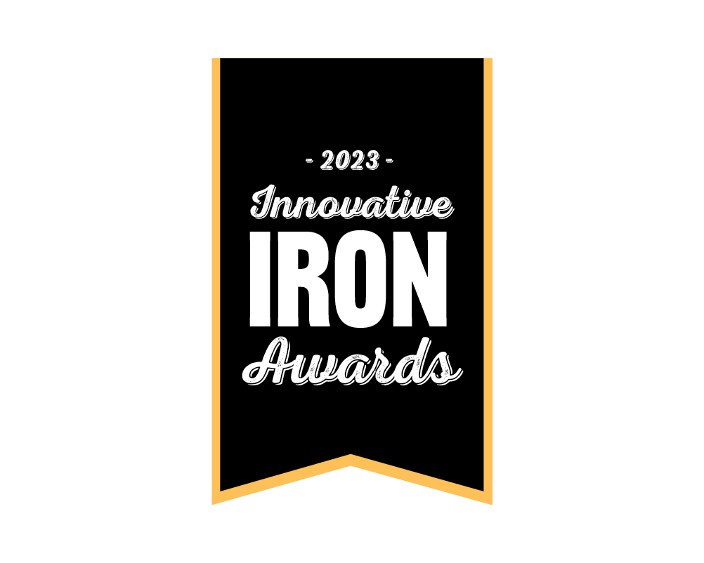 The Compact Equipment magazine 2023 Innovative Iron Awards logo.