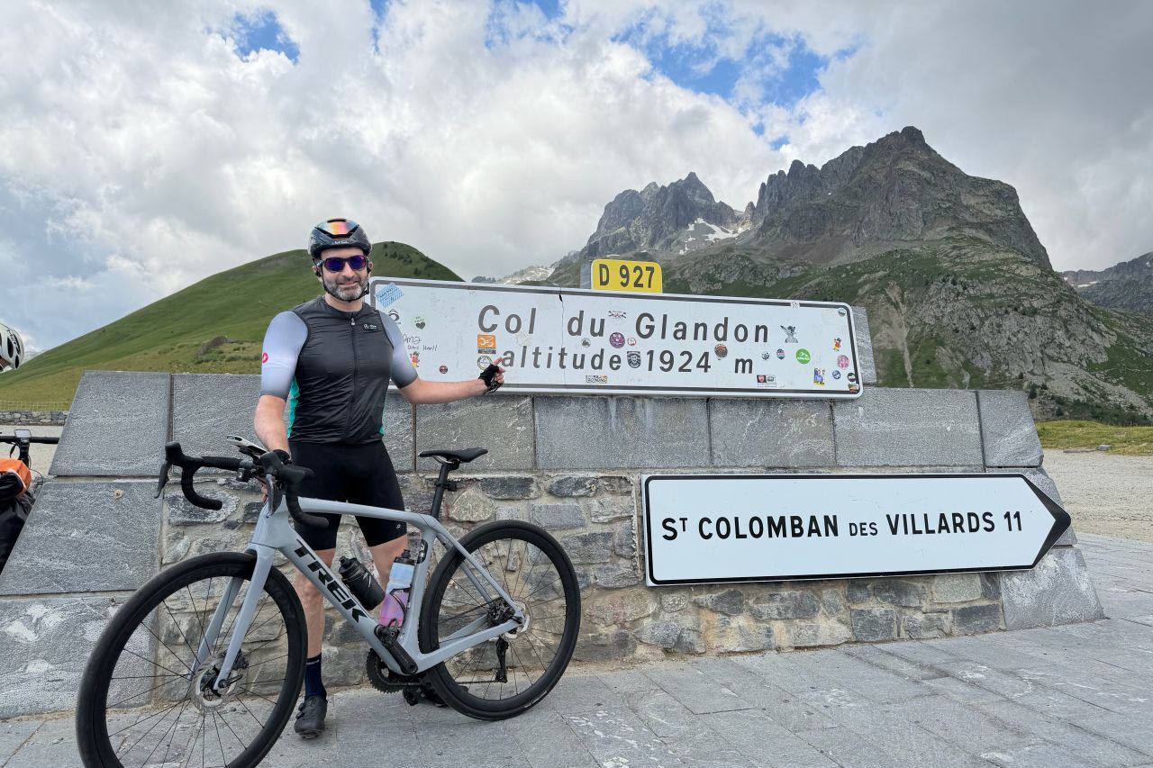 Ghassan El-Haddad bikes the Alps to push his limits in road bike climbing.