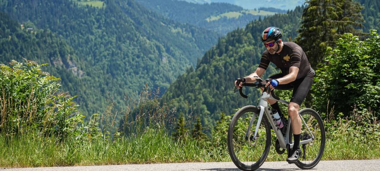 Ghassan El-Haddad bikes the Alps to push his limits in road bike climbing.