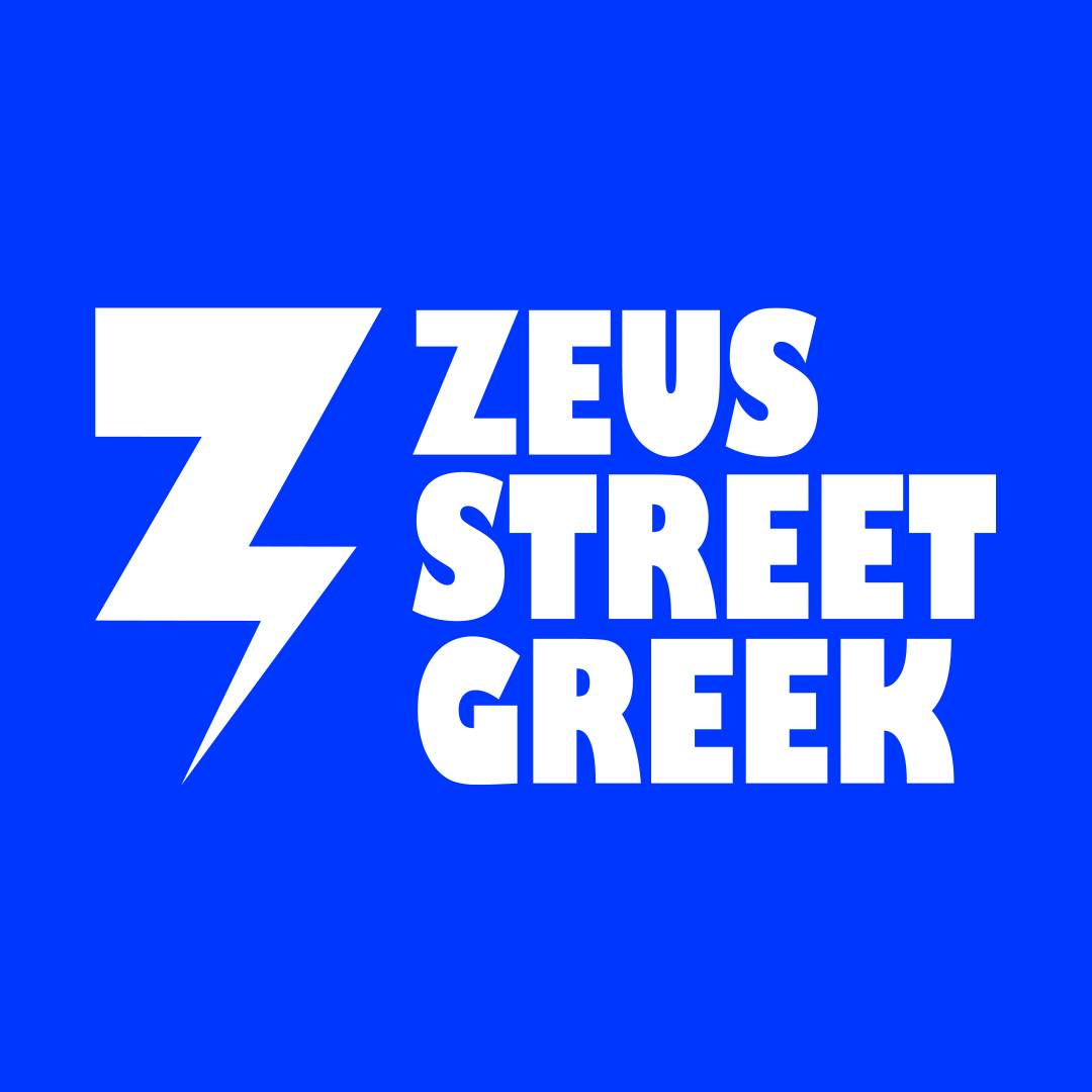 Zeus Street Greek logo