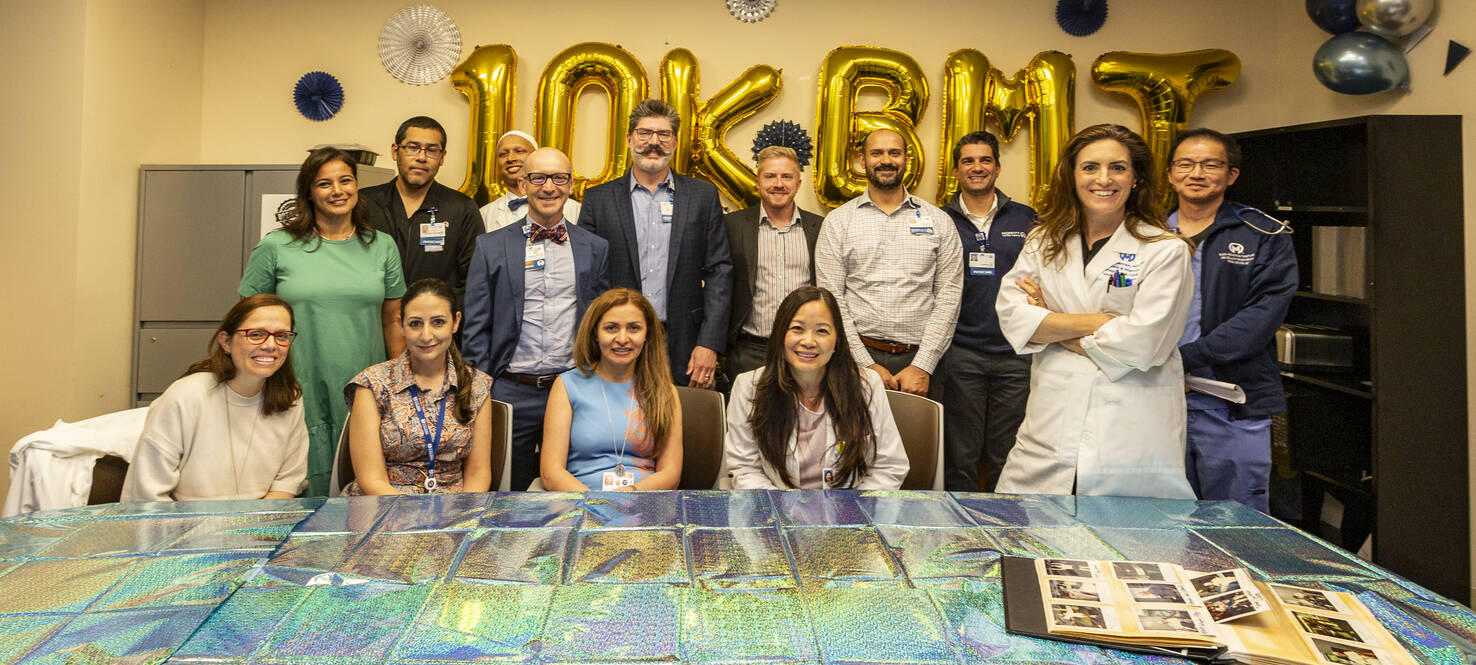 Moffitt Cancer Center celebrates 10,000 BMTs thanks to incredible teamwork. Glenn Barich, 59, of Sarasota received his stem cells Sept. 6. He is our 10,000th transplant.