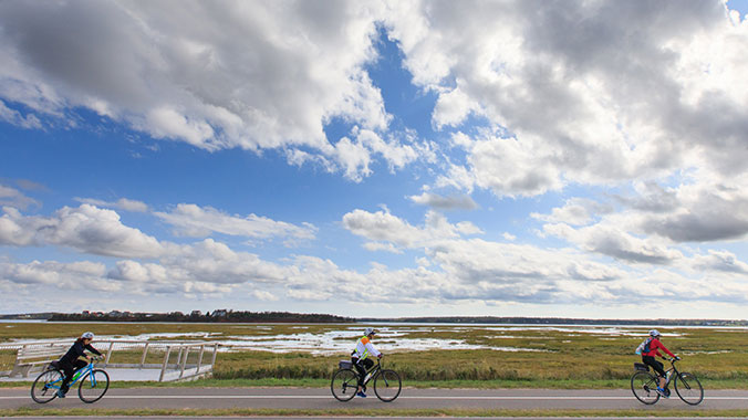 A Cycling Journey: Red Cliffs, Blue Waters and Green Gables