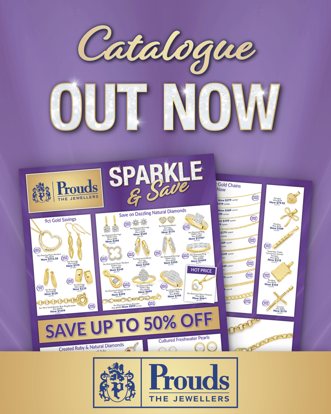 Bling on the savings with Prouds Sparkle and Save catalogue