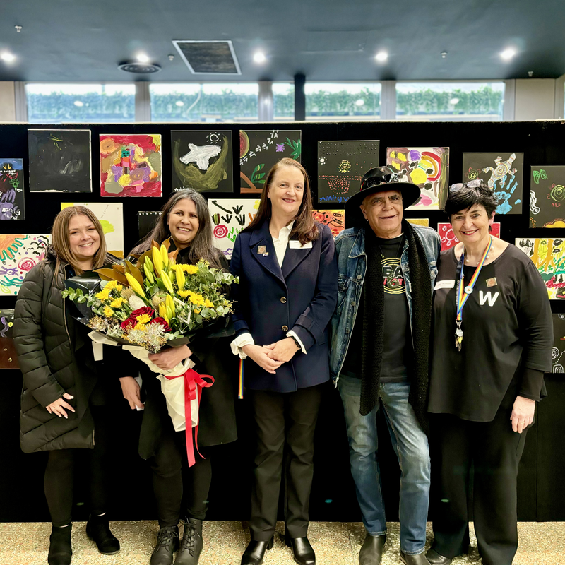 First Nations’ student art exhibition at Watergardens, VIC