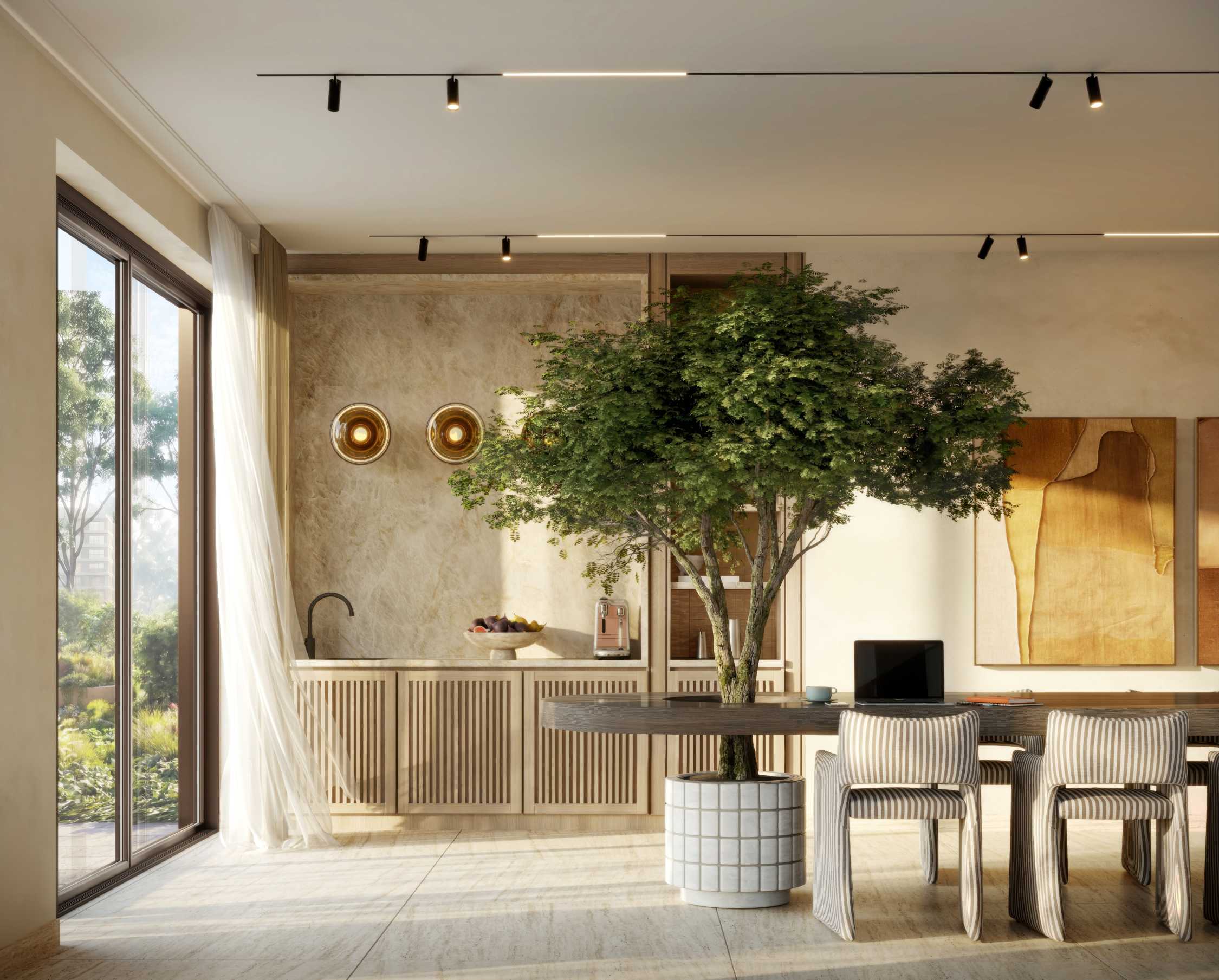 Residents lounge, The Canopies at Yas Point